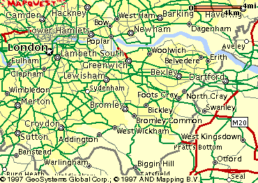 Click on your area: